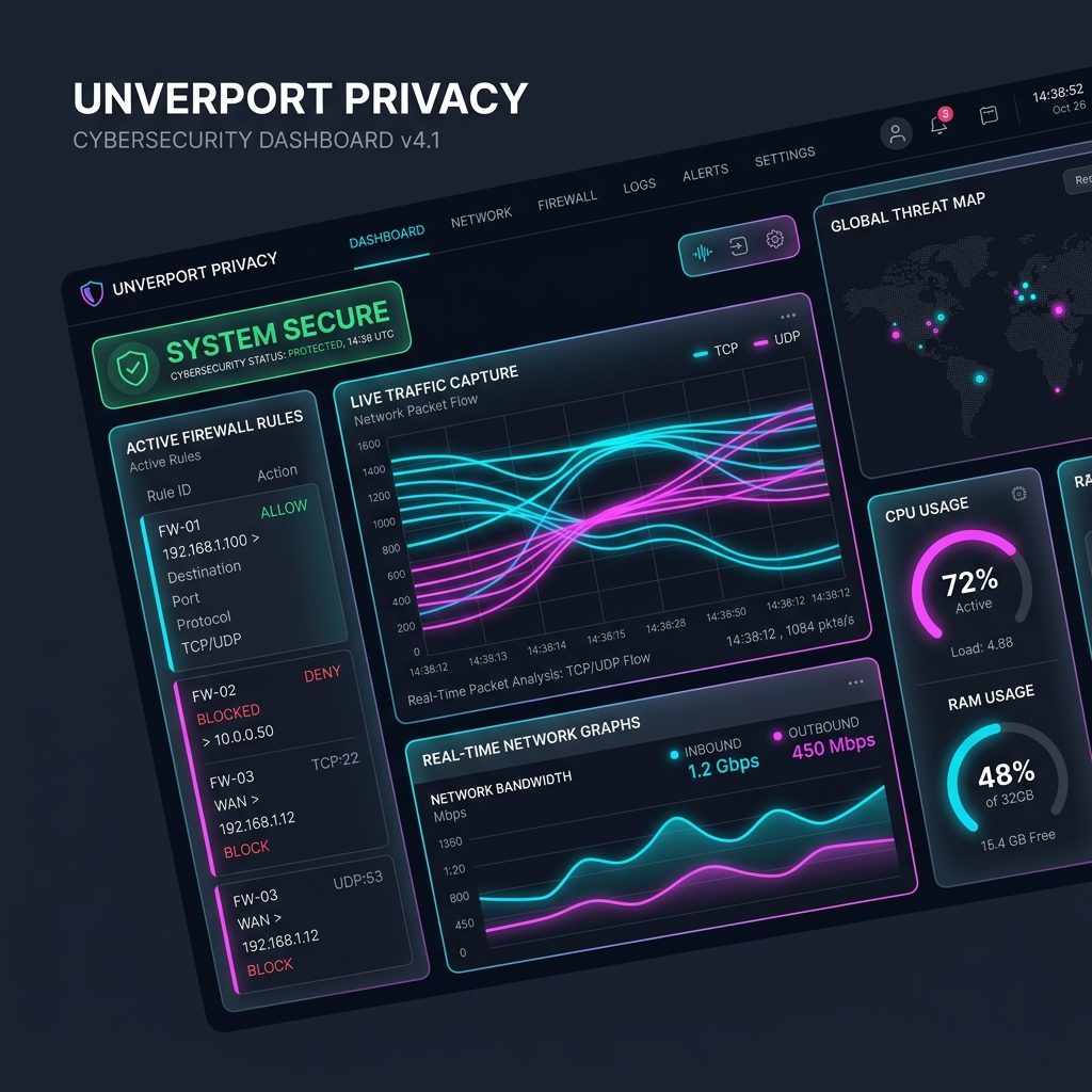 UnverPort Privacy UI Overview
